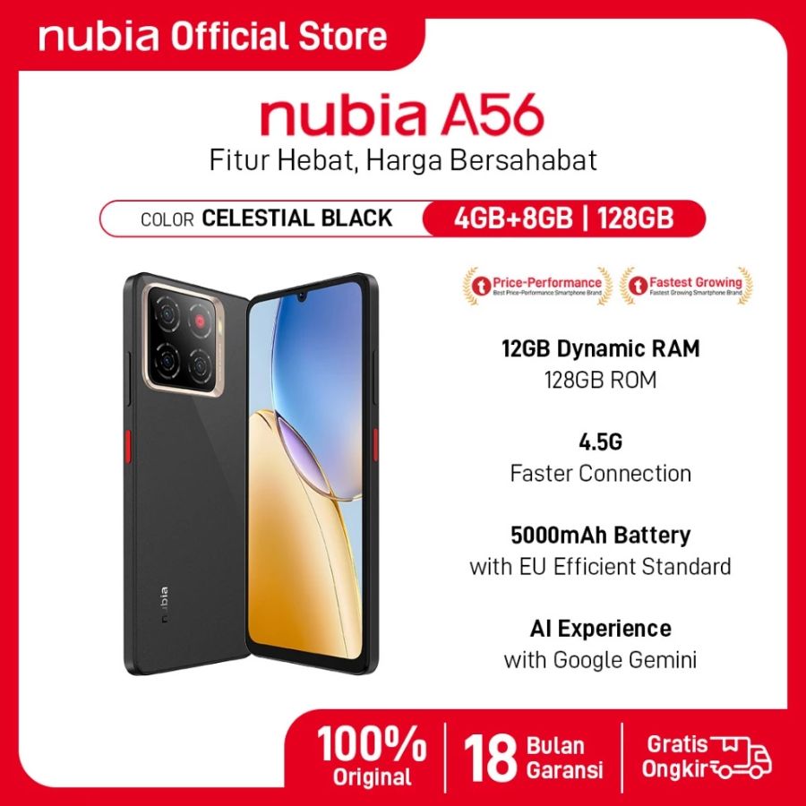 NUBIA A56 4+128GB