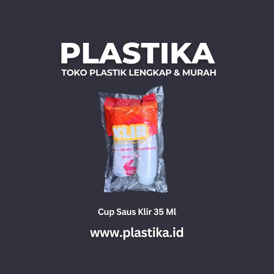 Cup Saus Klir Bening 35 Ml SPTT @50