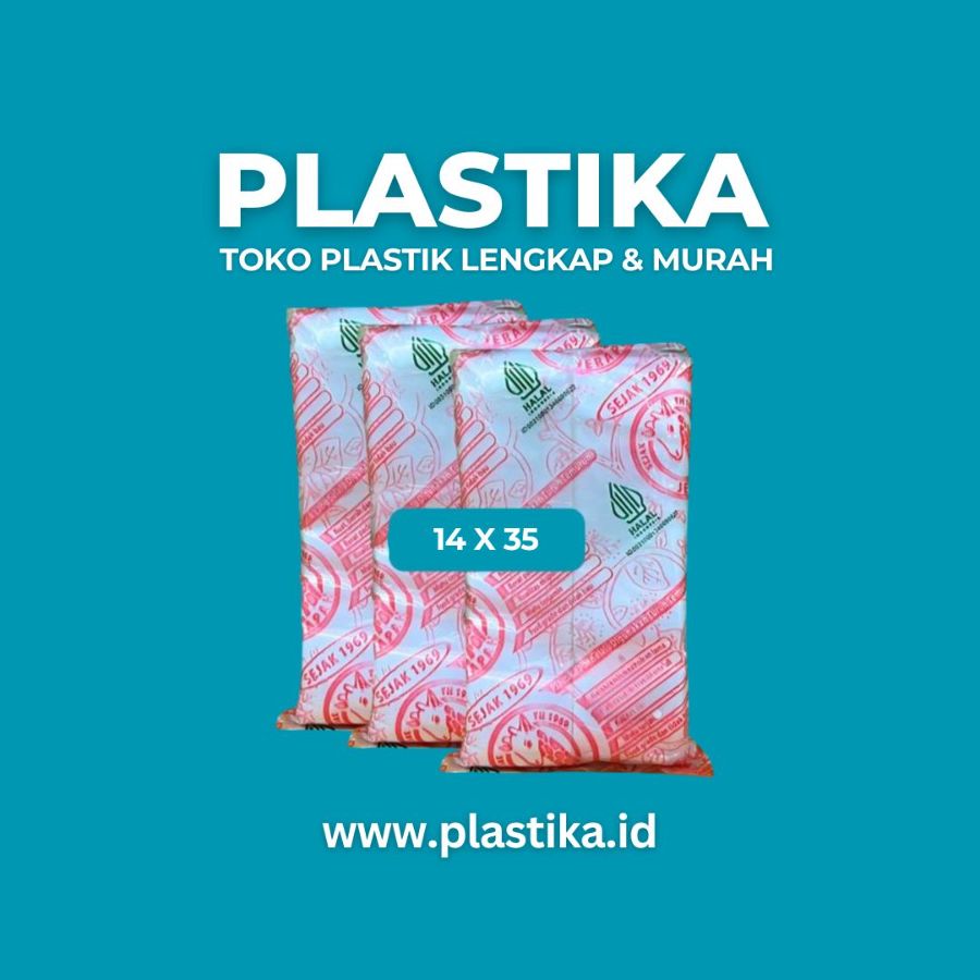 Plastik PE Jerapah Uk. 14 x 35