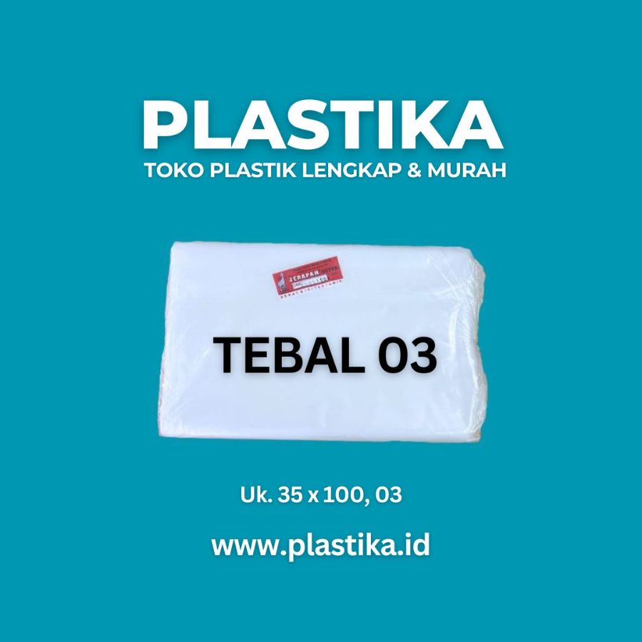 Plastik PE Roll Jerapah 35 x 100 x 0,3
