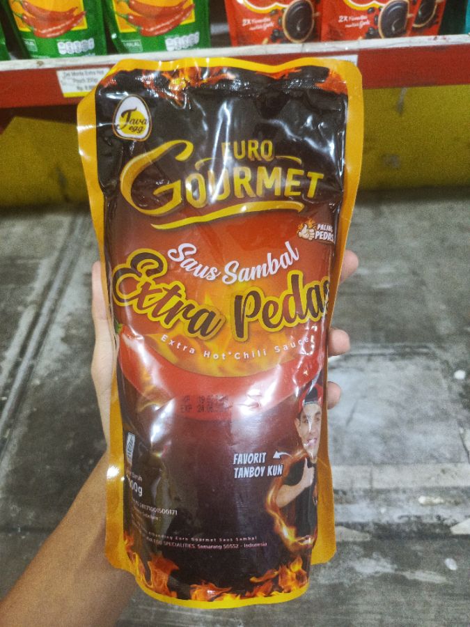 Euro Gourmet Saus Sambal Extra Hot 1kg