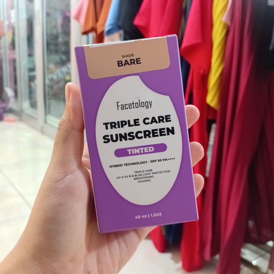 Facetology Tinted Sunscreen Bare