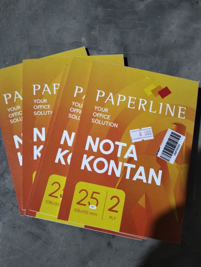 Nota kontan 2 ply paperline