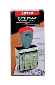 stempel tanggal D-3