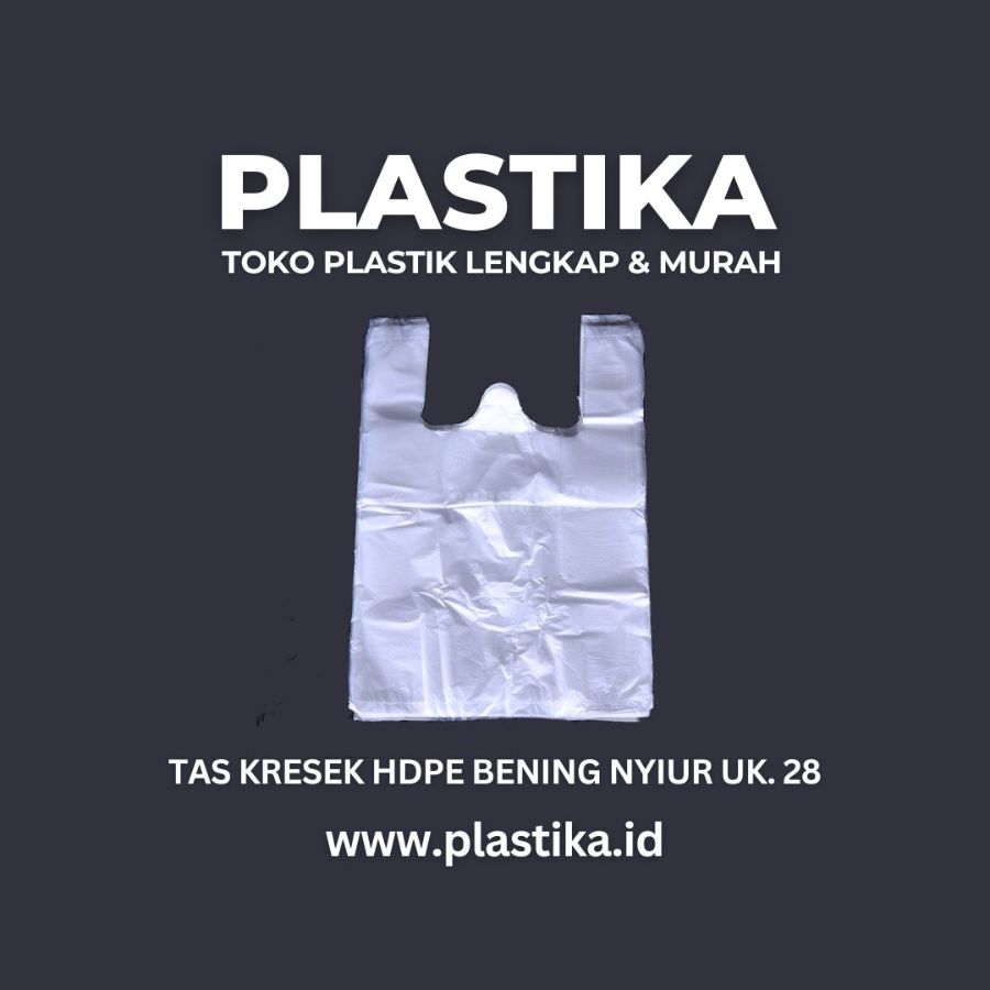 Tas Kresek HDPE Bening Merk Nyiur Uk. 28
