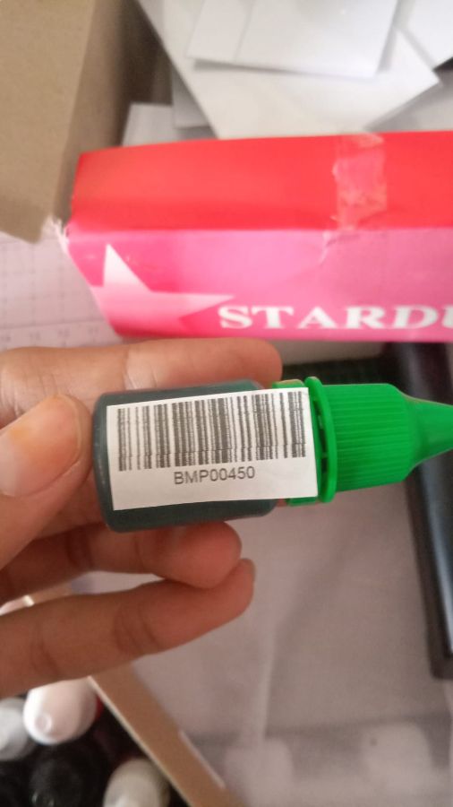 Tinta stempel otomatis premium