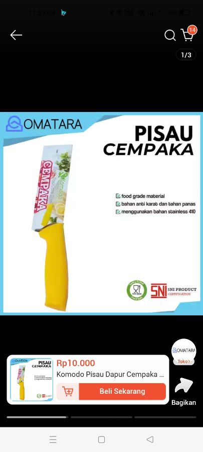 PISAU 8 CEMPAKA KOMODO