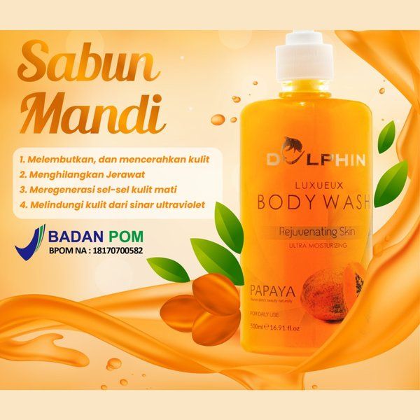 BODY WASH DOLPHIN PAPAYA