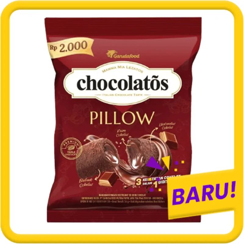 CCLATOS PILLOW COKLAT 24G