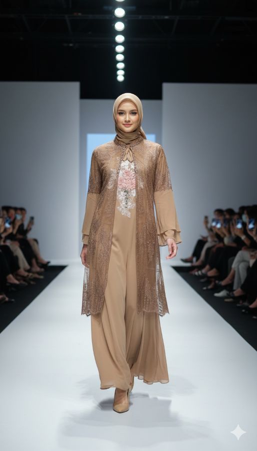 Gamis Artaflora - Cappucino