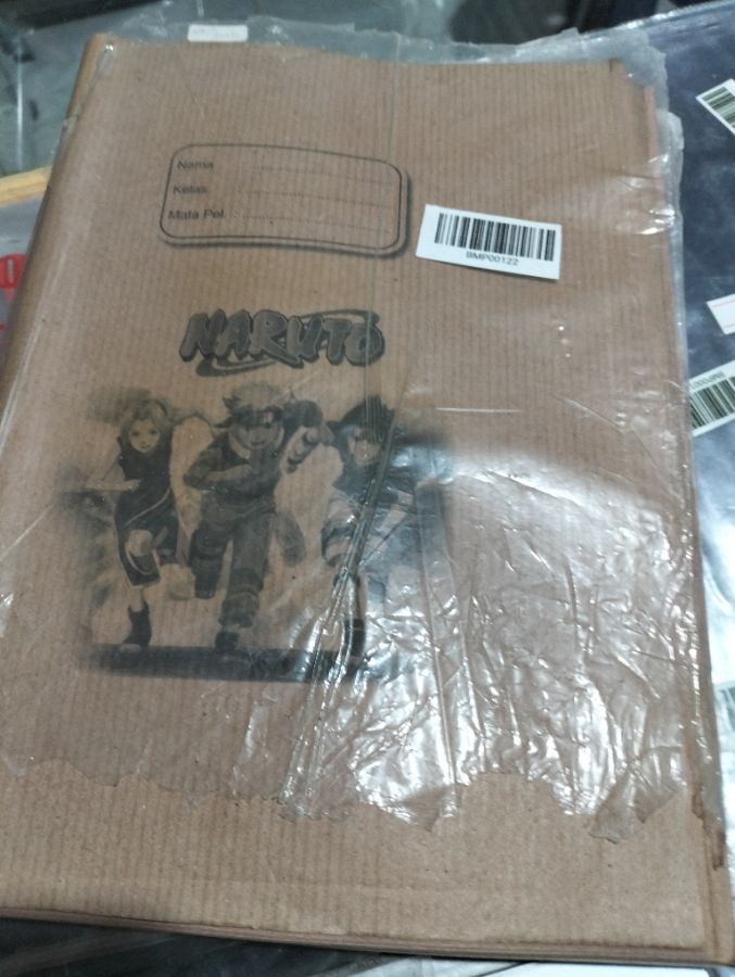 Sampul buku kertas padi naruto