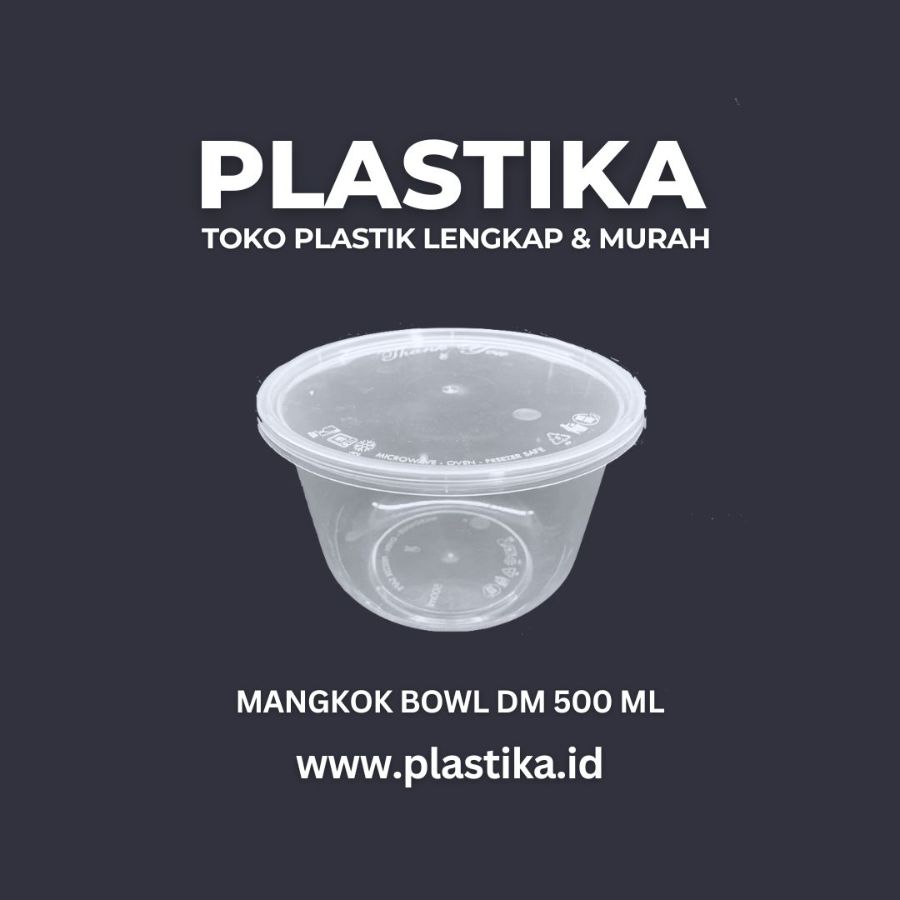 Thinwall Bowl Mangkok DM 500 Ml 20x25 KRN @25
