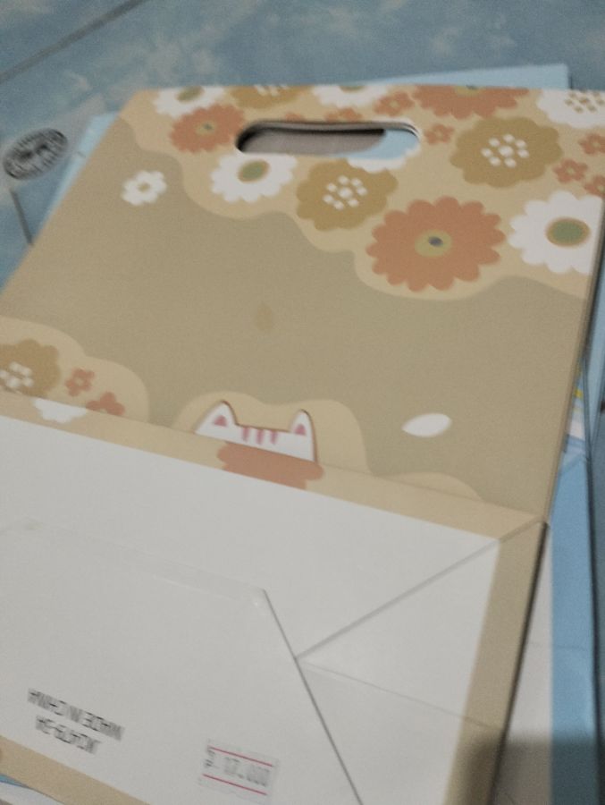 Paper bag motif sedang
