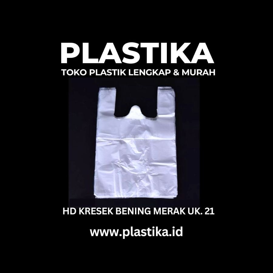Kantong Plastik HD Kresek Bening Cap Merak Uk. 21 GDG