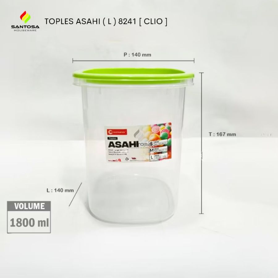 TOPLES ASAHI L 1800 ML 8242 CLIO PLAST