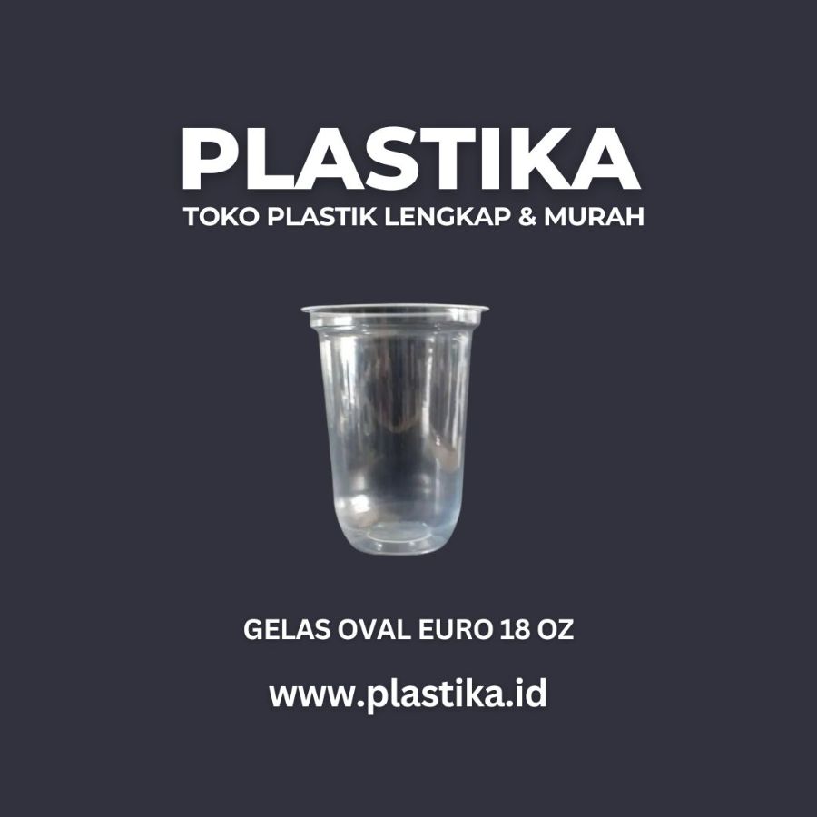 Gelas Oval Euro 18 Oz @50