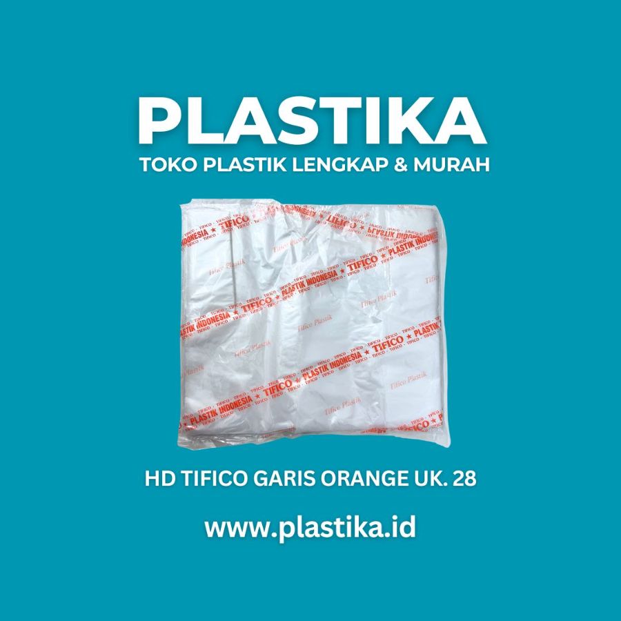 Plastik Kresek HD Tifico Bening Grs Orange 24 UGL