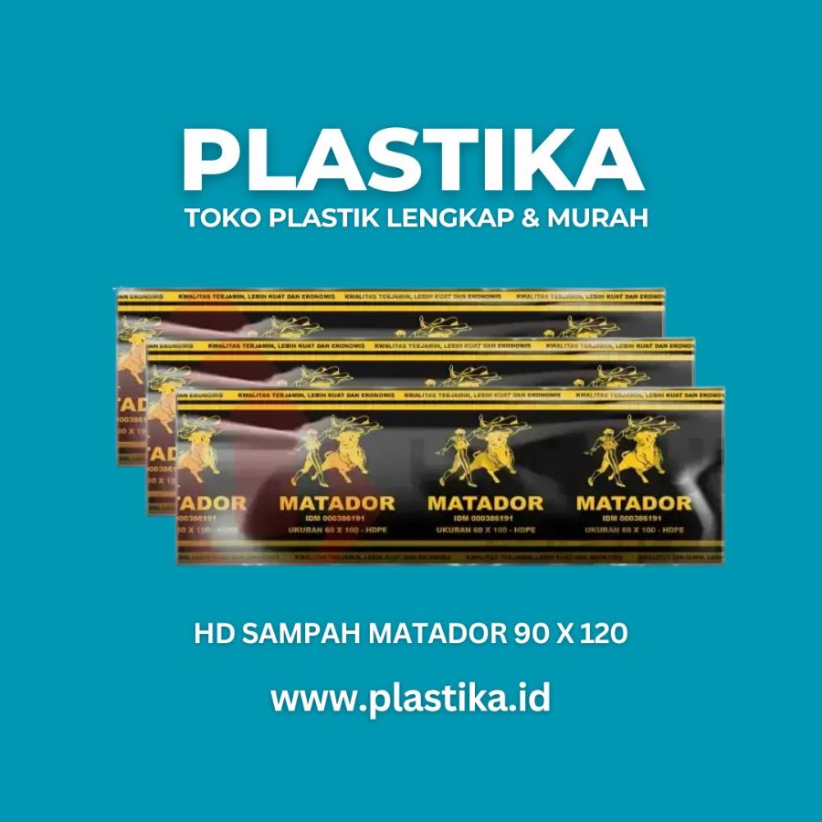 HD Sampah Matador 90 x 120 Hitam