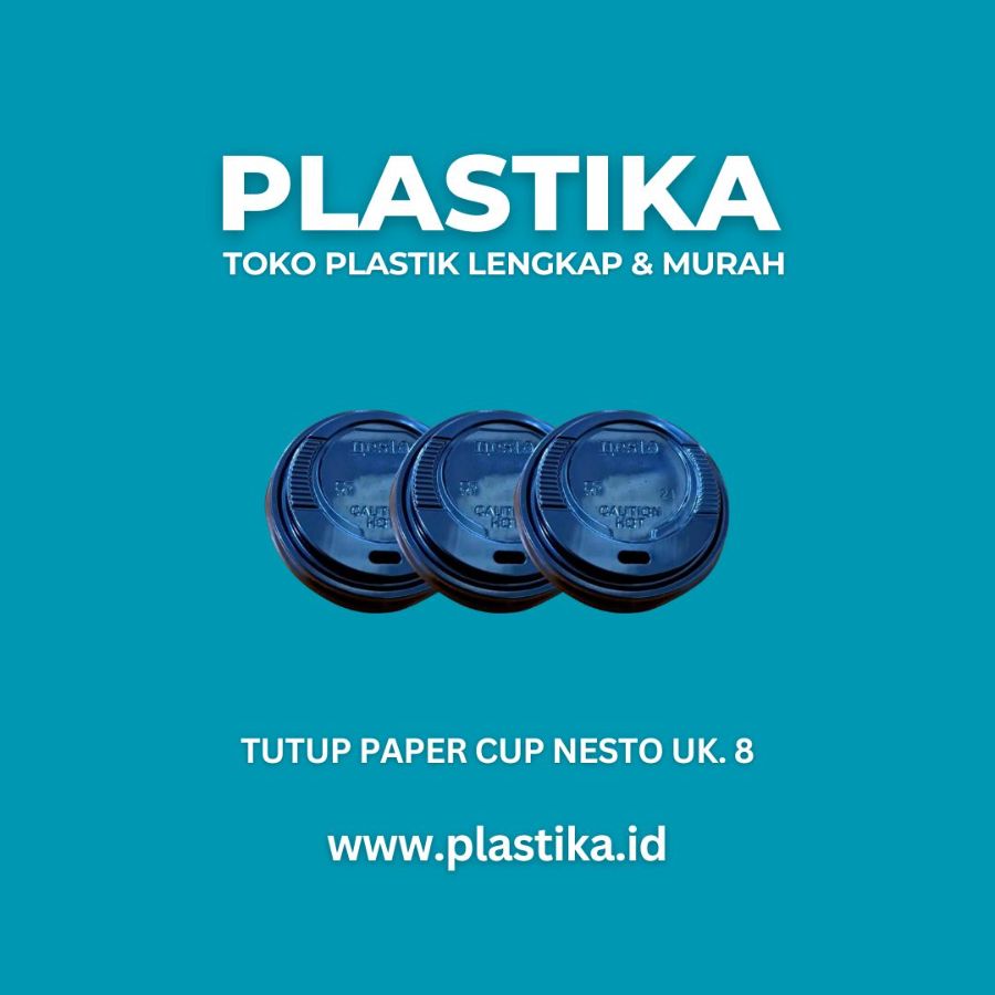 Tutup Paper Cup Nesto 8 Oz @50 ASO