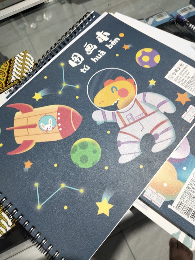 Buku gambar jilid spiral isi 30 tu hua ben