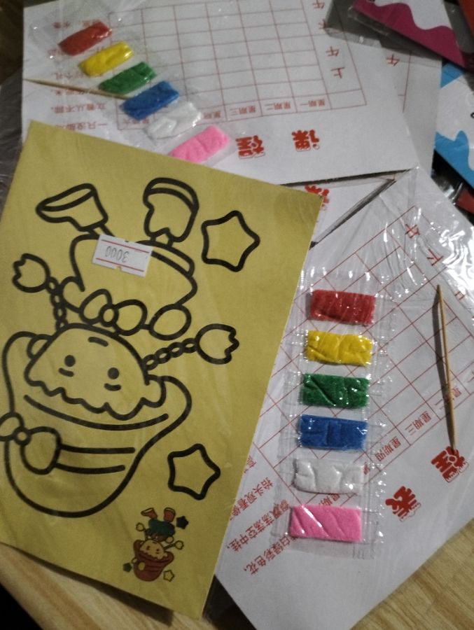 Gambar si mewarnai serbuk kecil