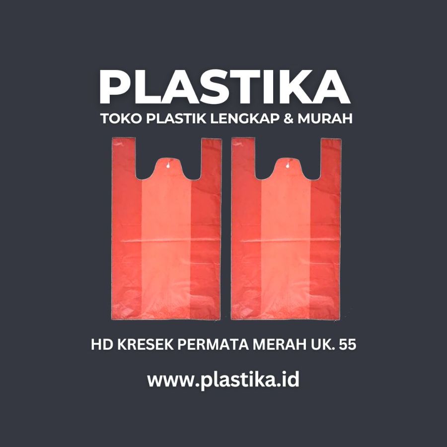 Kantong Plastik HD Permata Merah Uk. 55 GDG