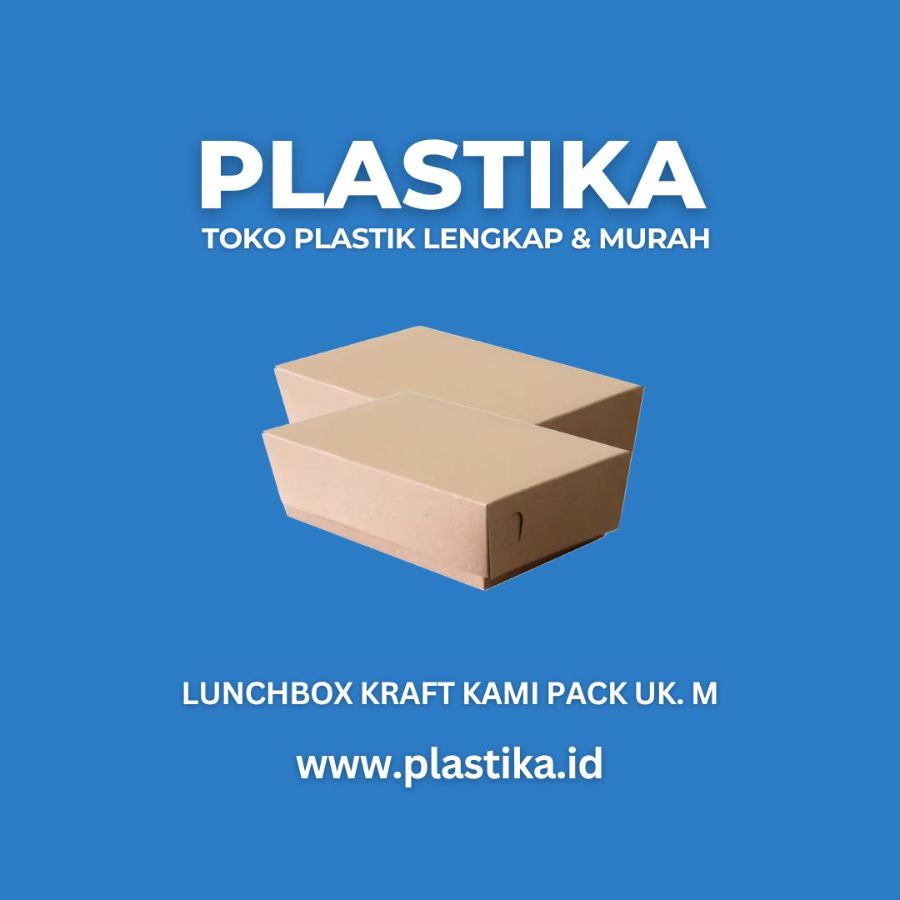 Lunchbox Kraft M Kami Pack Lembaran @100