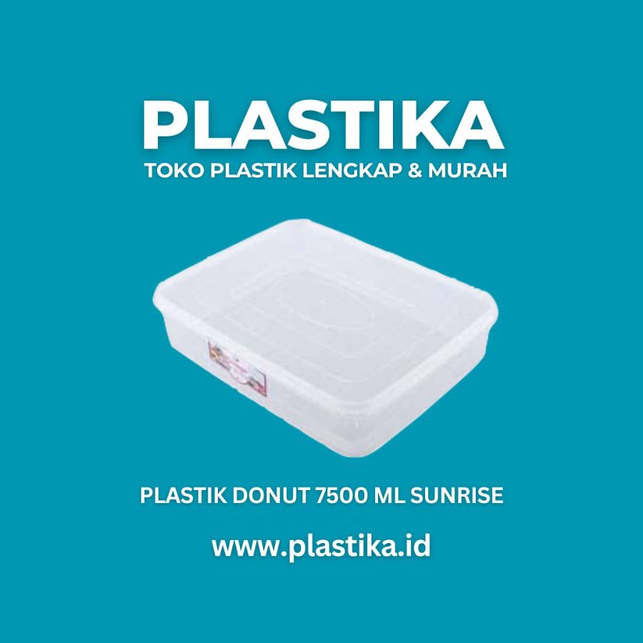 Kontainer Plastik Donut Sunrise 7500 Ml RJK