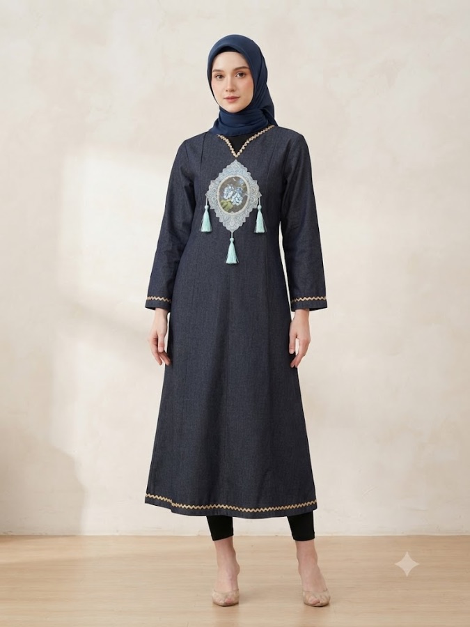 Tunik Kanza - Denim