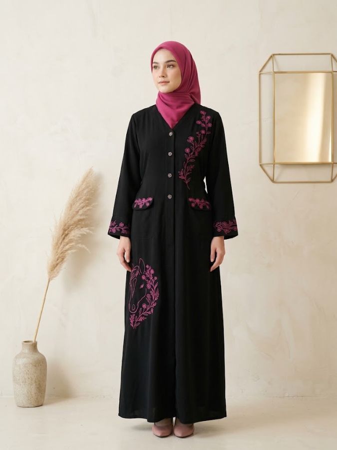 Dress Horse Flower - Fushia
