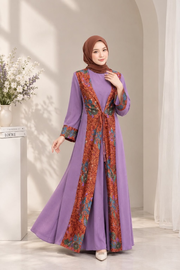 Dress Candra - Purple