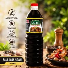 Saus Lada Hitam Saori 1 ltr