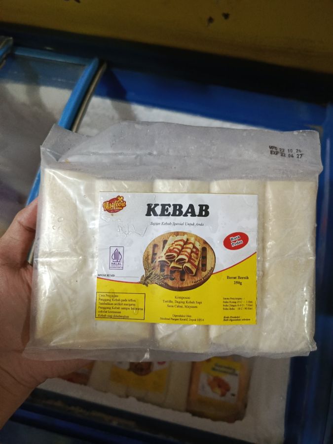 Kebab Sapi Pedas isi 5