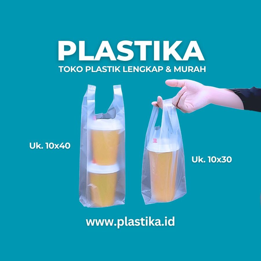 Plastik Kantong Gelas GT 1 Gelas 10x30 @100 Gr
