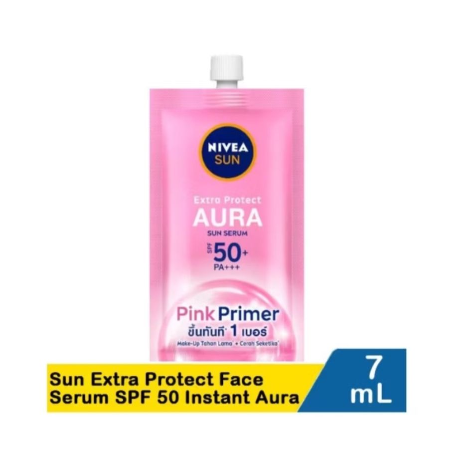 Nivea sun sachet pink 