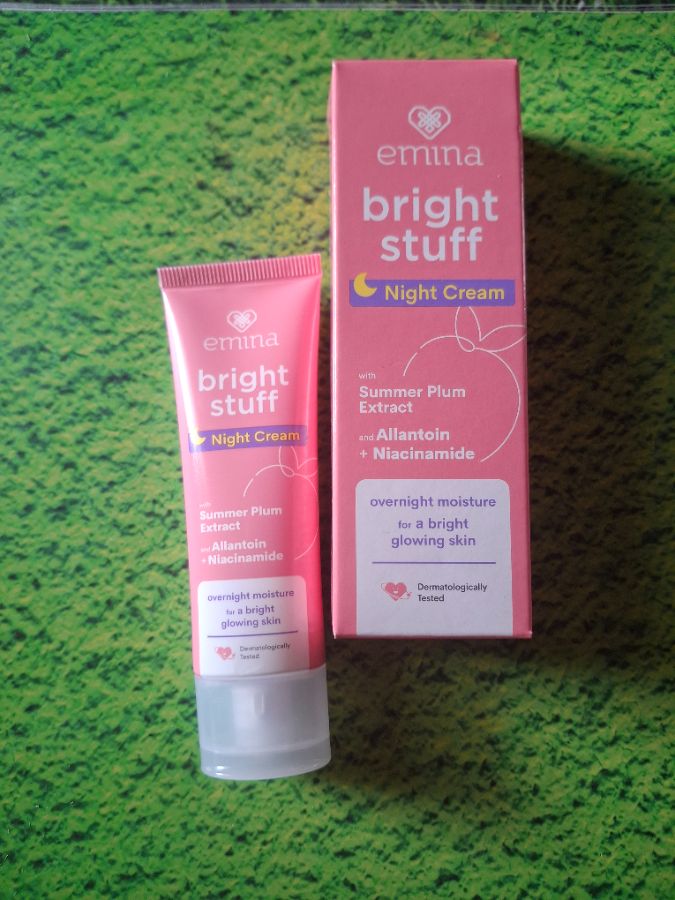 Emina bright stuff night cream
