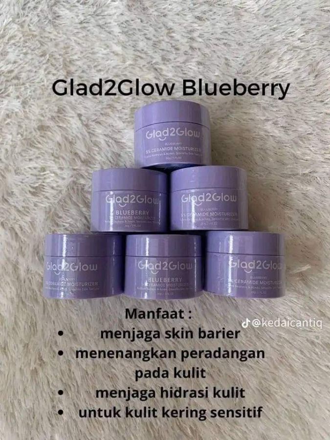 Moisturizer Glad2Glow bluberry