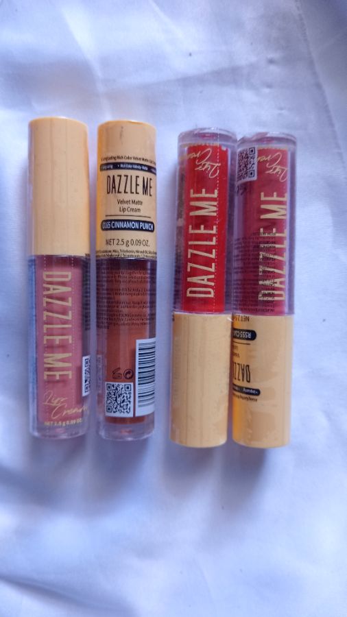 Dazzle me velvet matte lipcream cinnamon punch