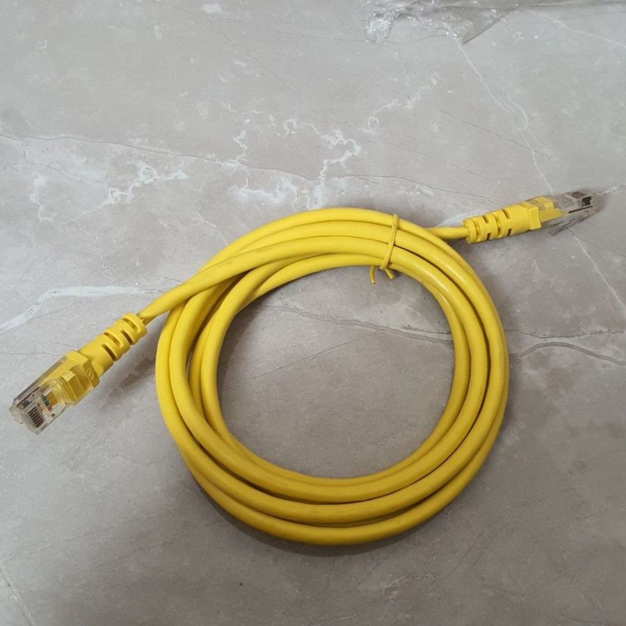 KABEL LAN JADI (KUNING) 1,5m