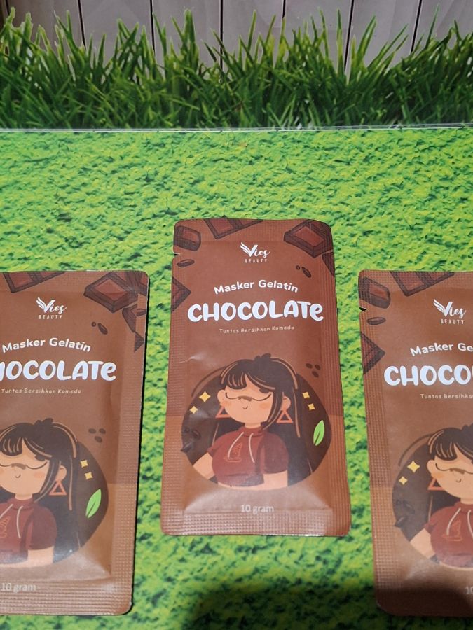 Vies Masker Gelatine Chocolate