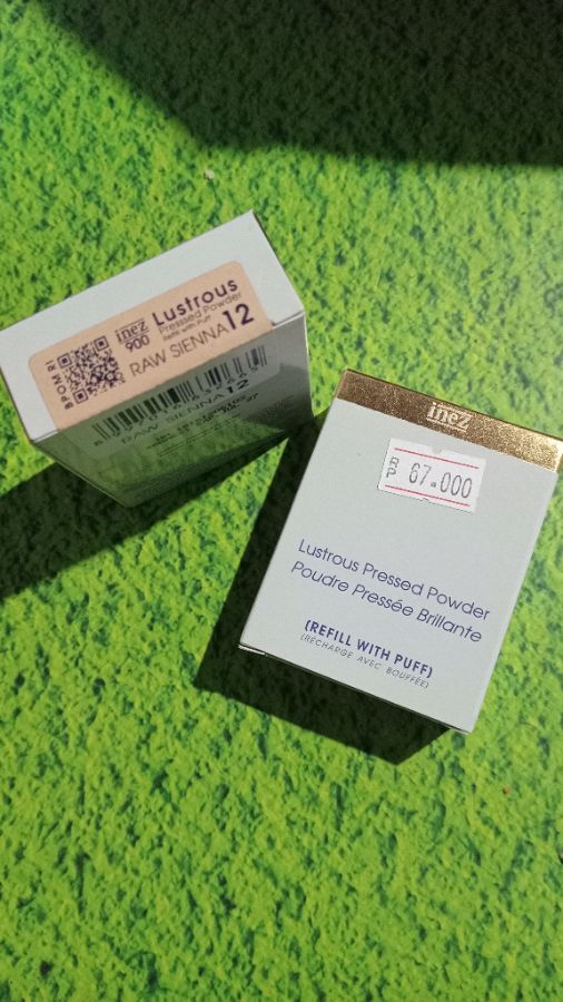 Inez refill lustrous pressed powder 12