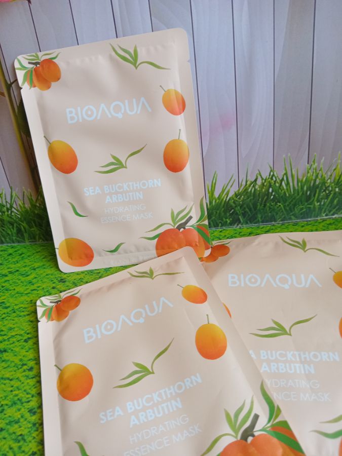 Bioaqua sheet mask SEA BUCKTHORN ARBUTIN 25gr
