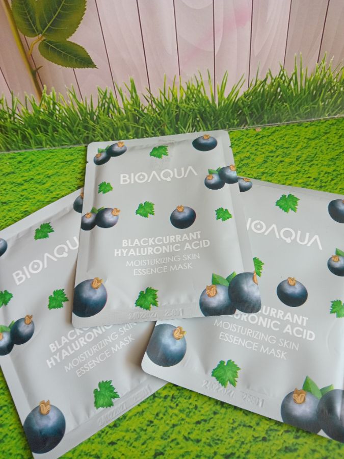 Bioaqua sheet mask BLACKCURRANT 25gr
