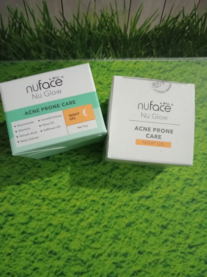 Nuface nu glow acne night cream 