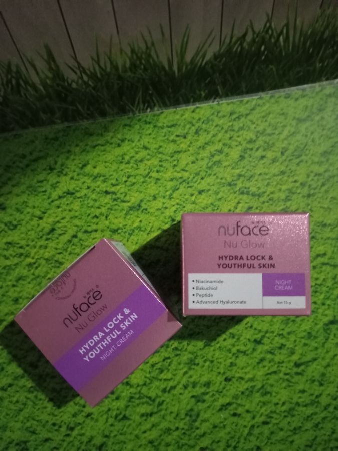 Nuface nu glow hydra & youth night cream 