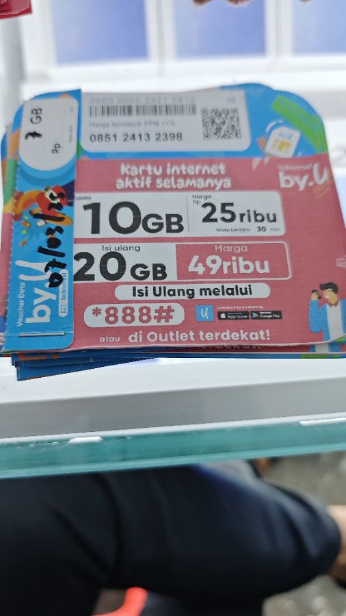 Kartu Perdana By. U 7GB
