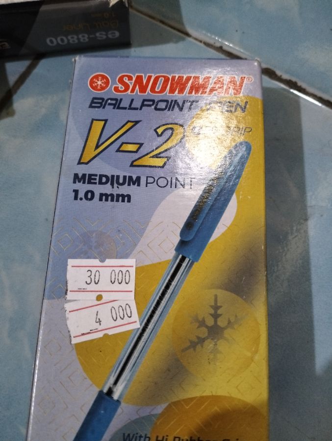 Pena Snowman balpoin pen