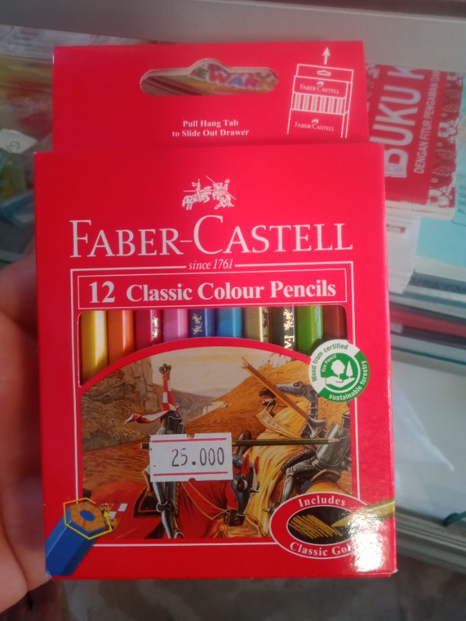 Pensil warna Faber castell bagus