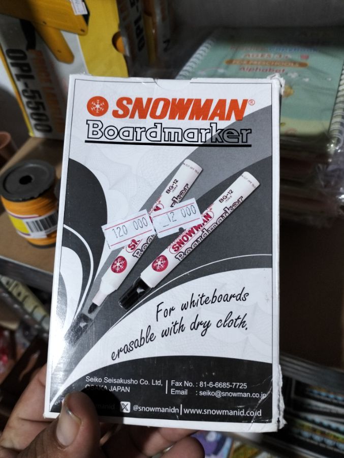 Snowman marker