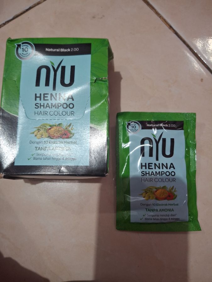 NYU HENNA SHAMPO BLACK
